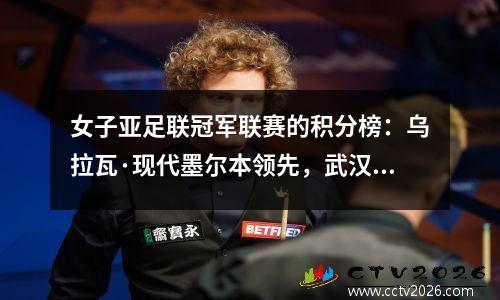 女子亚足联冠军联赛的积分榜：乌拉瓦·现代墨尔本领先，武汉·江达女子足球队可能会面对小点