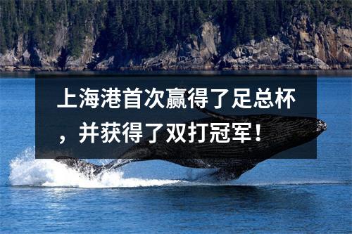 上海港首次赢得了足总杯，并获得了双打冠军！