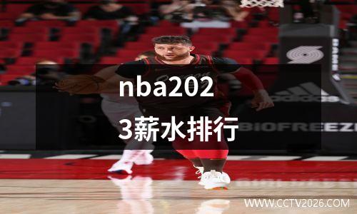 nba2023薪水排行