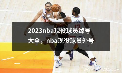 2023nba现役球员绰号大全，nba现役球员外号