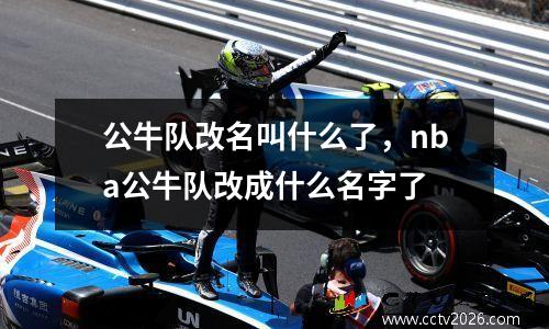 公牛队改名叫什么了，nba公牛队改成什么名字了