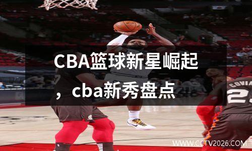 CBA篮球新星崛起，cba新秀盘点