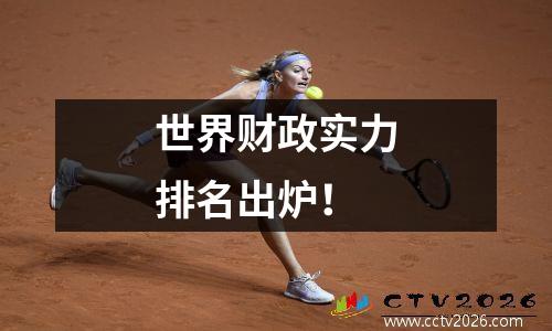 世界财政实力排名出炉！