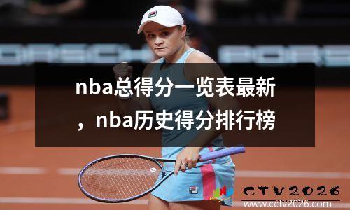 nba总得分一览表最新，nba历史得分排行榜