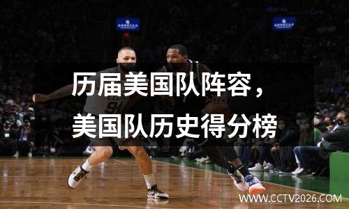 历届美国队阵容，美国队历史得分榜