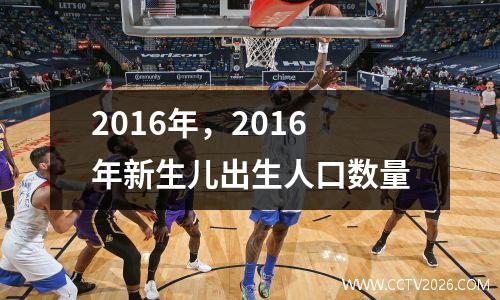 2016年，2016年新生儿出生人口数量