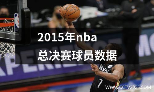 2015年nba总决赛球员数据