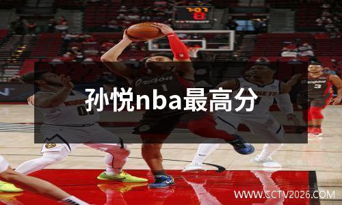 孙悦nba最高分