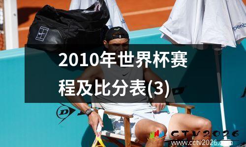 2010年世界杯赛程及比分表(3)