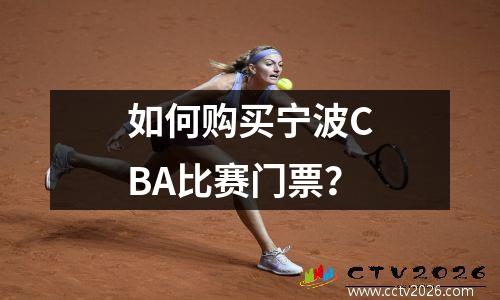 如何购买宁波CBA比赛门票？
