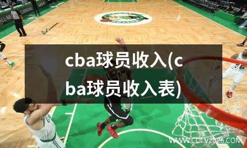cba球员收入(cba球员收入表)