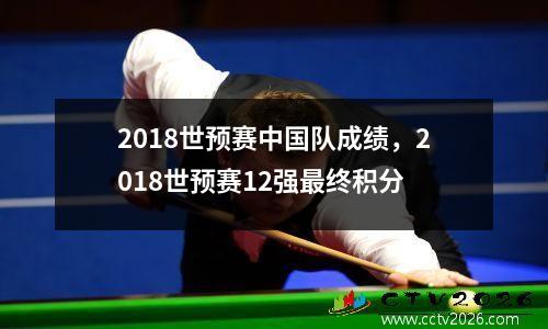 2018世预赛中国队成绩，2018世预赛12强最终积分