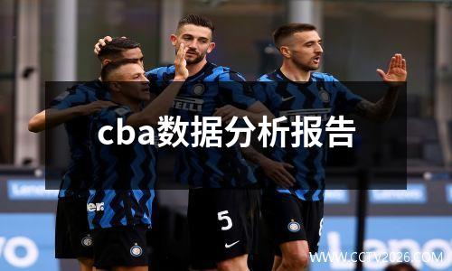 cba数据分析报告