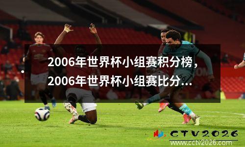 2006年世界杯小组赛积分榜，2006年世界杯小组赛比分结果