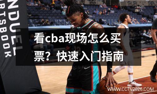 看cba现场怎么买票？快速入门指南