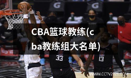 CBA篮球教练(cba教练组大名单)