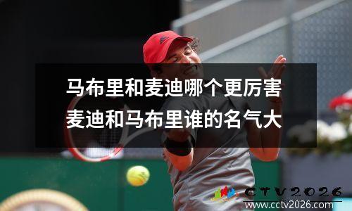 马布里和麦迪哪个更厉害 麦迪和马布里谁的名气大