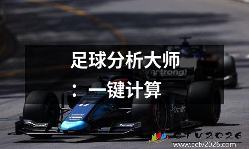 足球分析大师：一键计算