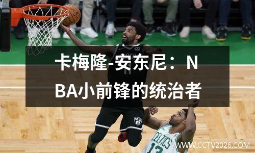 卡梅隆-安东尼：NBA小前锋的统治者