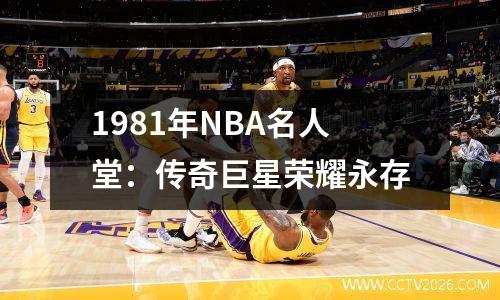 1981年NBA名人堂：传奇巨星荣耀永存
