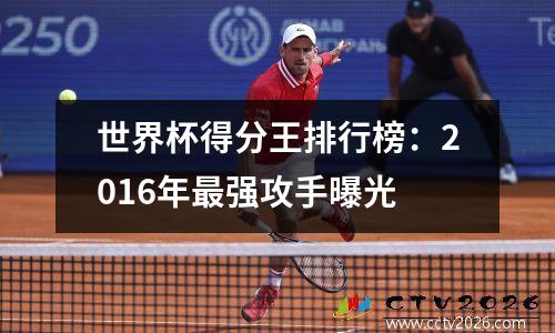 世界杯得分王排行榜：2016年最强攻手曝光