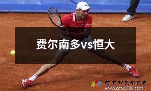 费尔南多vs恒大