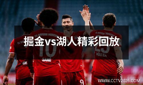 掘金vs湖人精彩回放