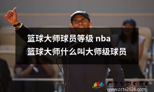 篮球大师球员等级 nba篮球大师什么叫大师级球员