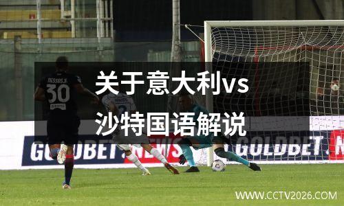关于意大利vs沙特国语解说