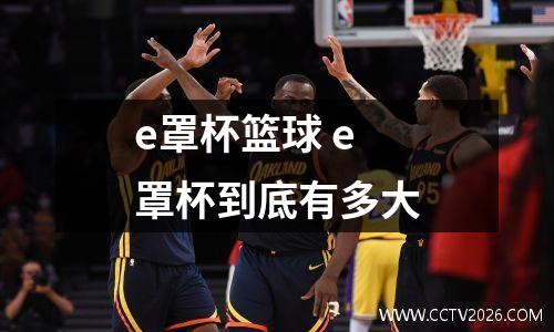 e罩杯篮球 e罩杯到底有多大