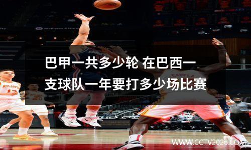 巴甲一共多少轮 在巴西一支球队一年要打多少场比赛