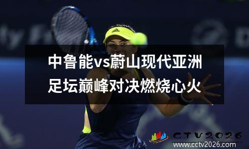 中鲁能vs蔚山现代亚洲足坛巅峰对决燃烧心火