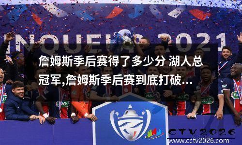 詹姆斯季后赛得了多少分 湖人总冠军,詹姆斯季后赛到底打破了多少记录