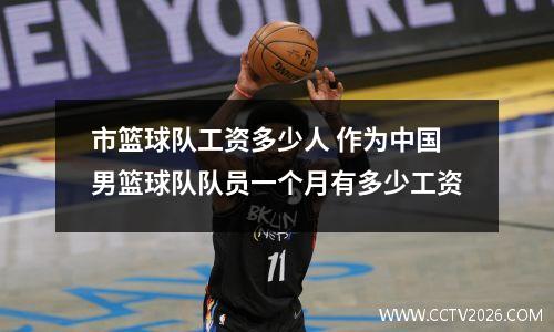 市篮球队工资多少人 作为中国男篮球队队员一个月有多少工资