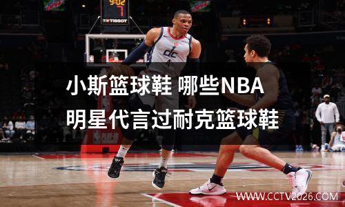 小斯篮球鞋 哪些NBA明星代言过耐克篮球鞋