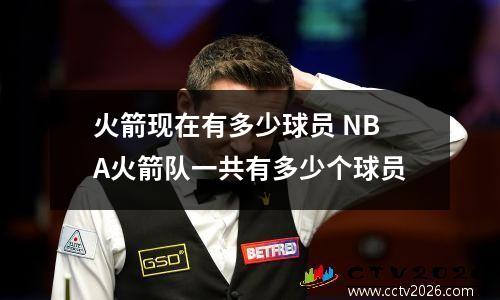 火箭现在有多少球员 NBA火箭队一共有多少个球员