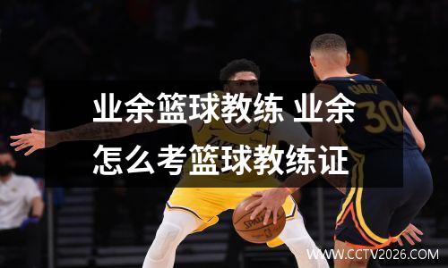 业余篮球教练 业余怎么考篮球教练证