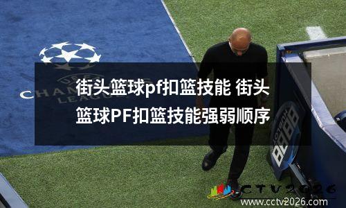 街头篮球pf扣篮技能 街头篮球PF扣篮技能强弱顺序