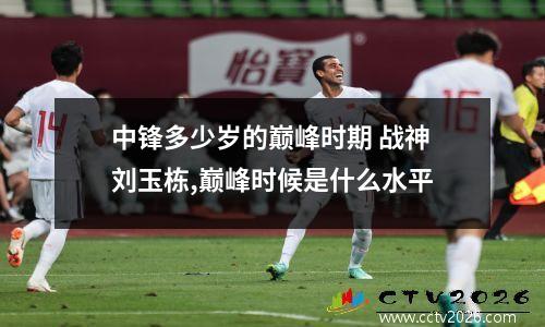 中锋多少岁的巅峰时期 战神刘玉栋,巅峰时候是什么水平