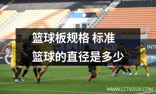 篮球板规格 标准篮球的直径是多少