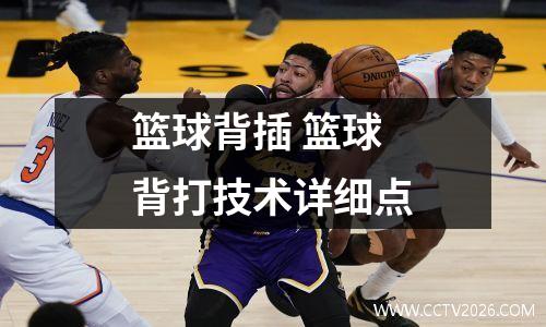 篮球背插 篮球背打技术详细点