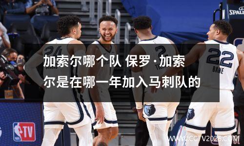 加索尔哪个队 保罗·加索尔是在哪一年加入马刺队的