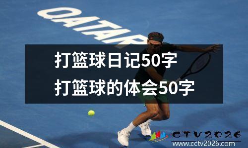 打篮球日记50字 打篮球的体会50字