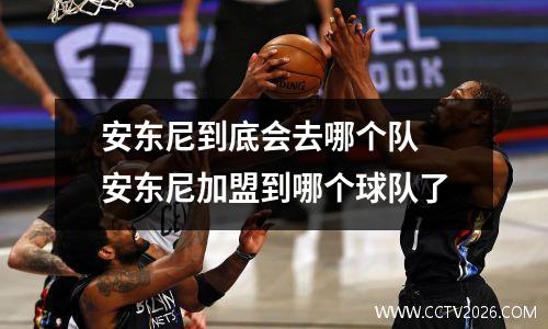 安东尼到底会去哪个队 安东尼加盟到哪个球队了