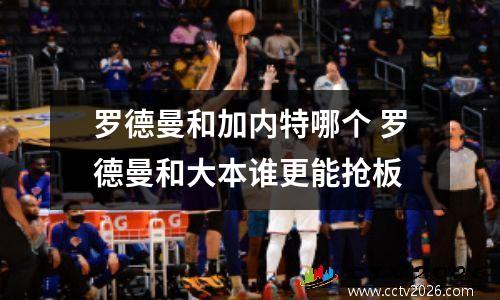罗德曼和加内特哪个 罗德曼和大本谁更能抢板