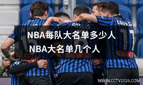 NBA每队大名单多少人 NBA大名单几个人