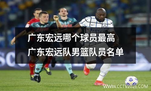 广东宏远哪个球员最高 广东宏远队男篮队员名单