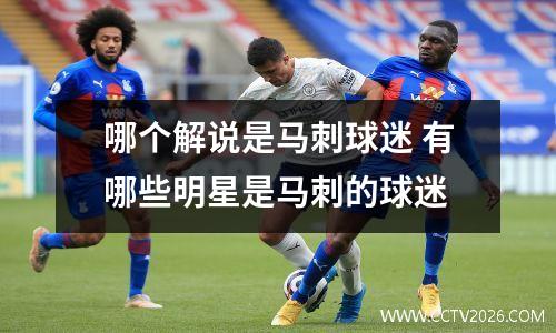 哪个解说是马刺球迷 有哪些明星是马刺的球迷