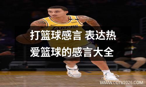 打篮球感言 表达热爱篮球的感言大全