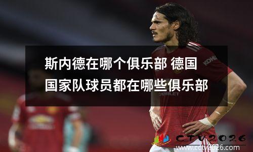 斯内德在哪个俱乐部 德国国家队球员都在哪些俱乐部